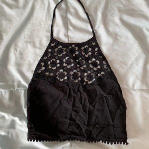 Forever 21 Black Halter top